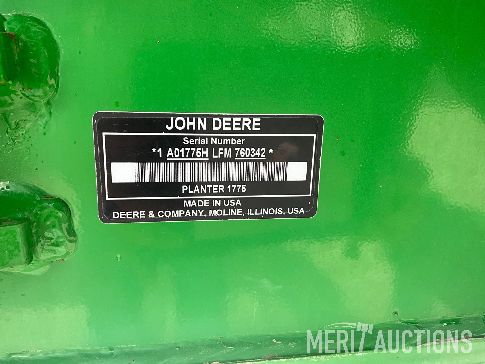 2015 John Deere 1775 ExactEmerge High Speed Planter CCS