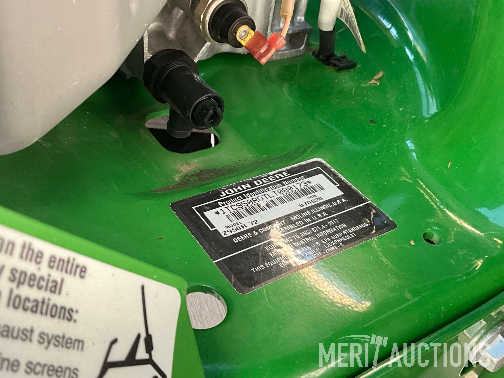 John Deere Z950R, Zero turn mower