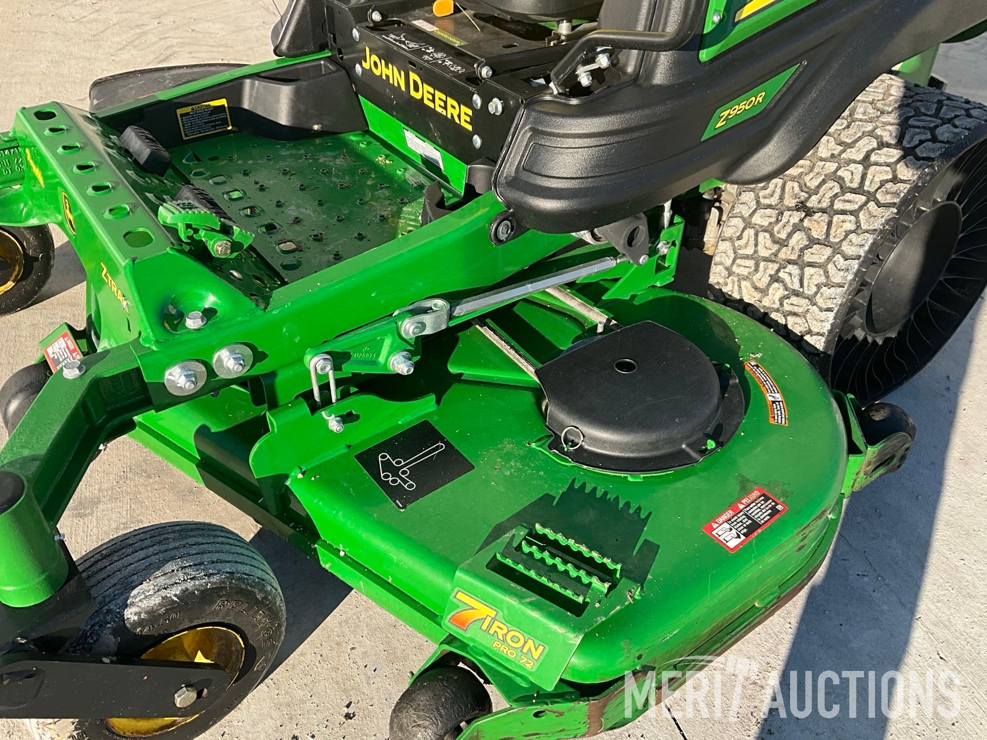 John Deere Z950R, Zero turn mower