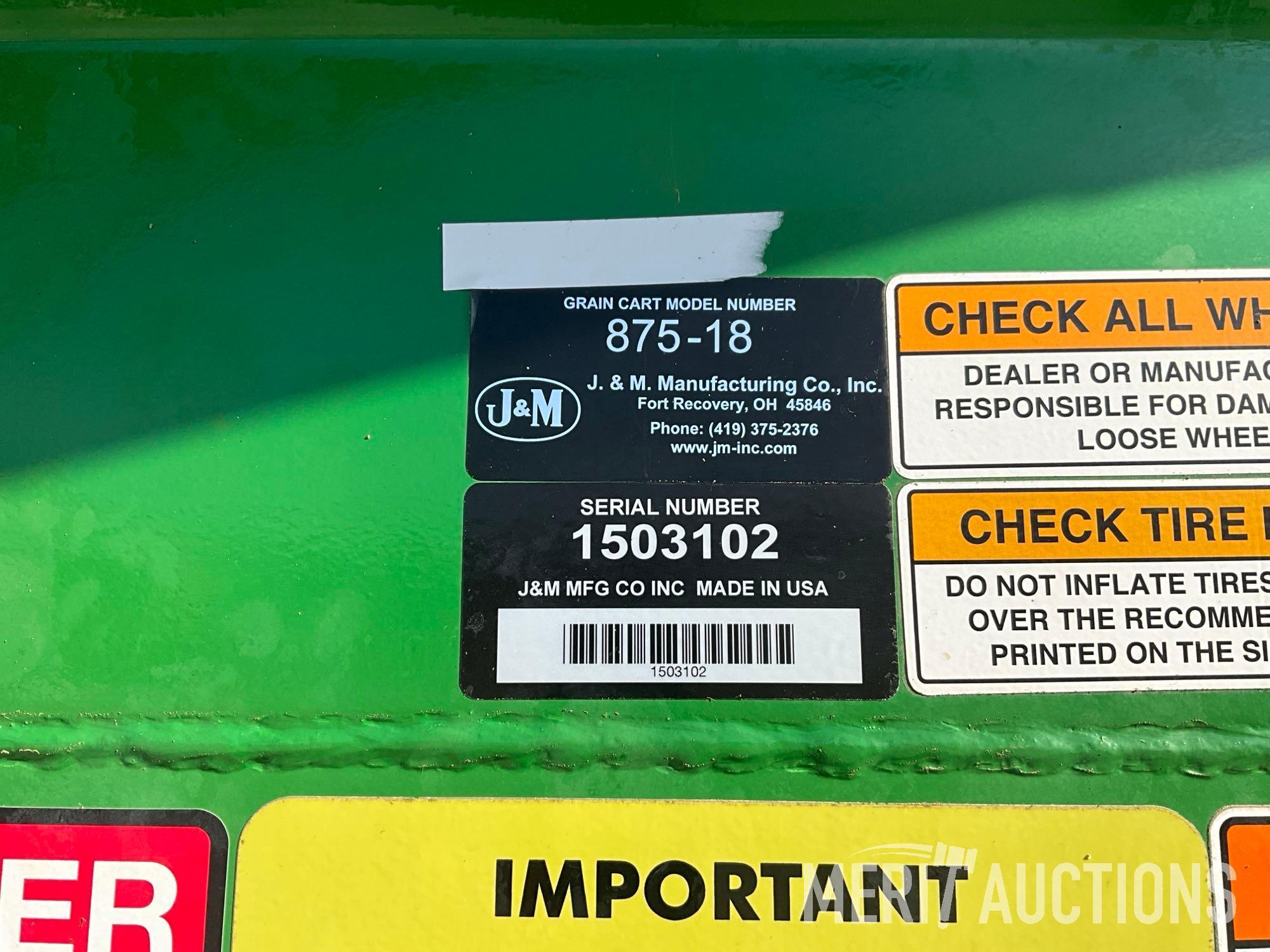J&M 875-18 Grain Cart