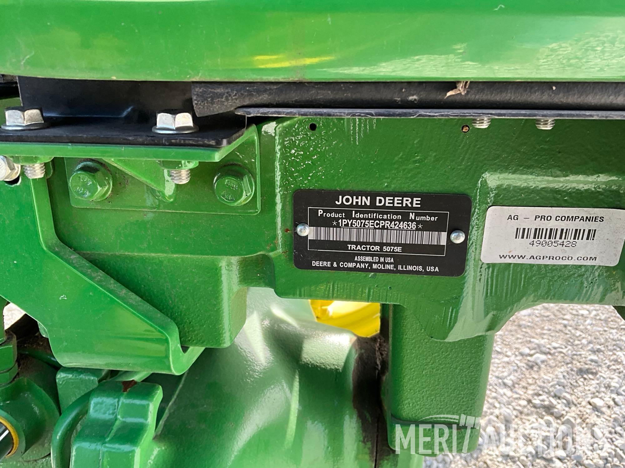 2024 John Deere 5075E MFWD Tractor