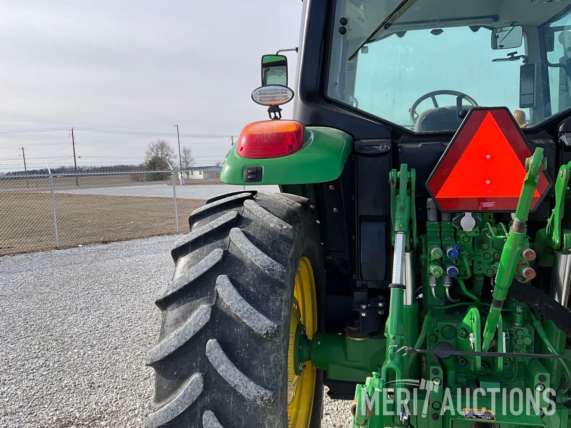 2021 John Deere 6120M MFWD Tractor