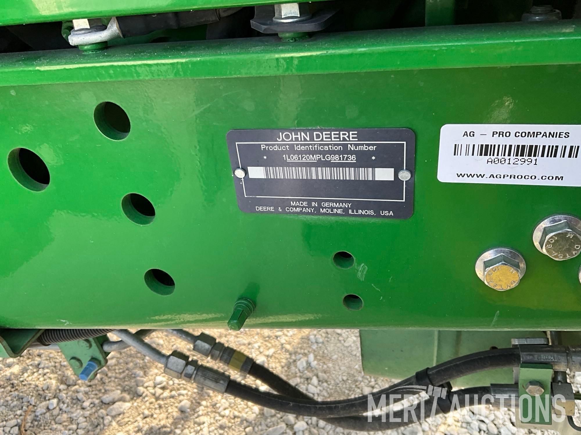 2021 John Deere 6120M MFWD Tractor