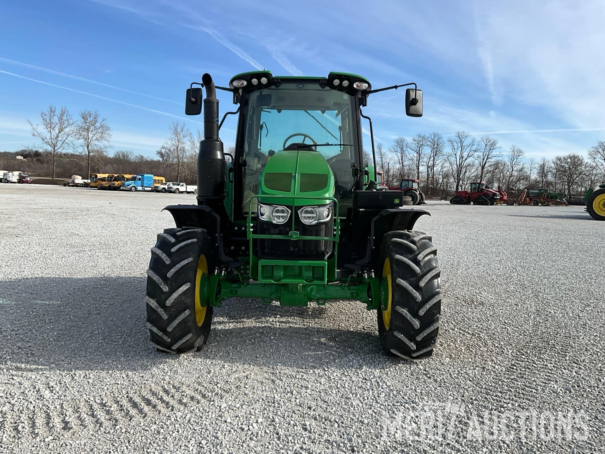 2021 John Deere 6120M MFWD Tractor