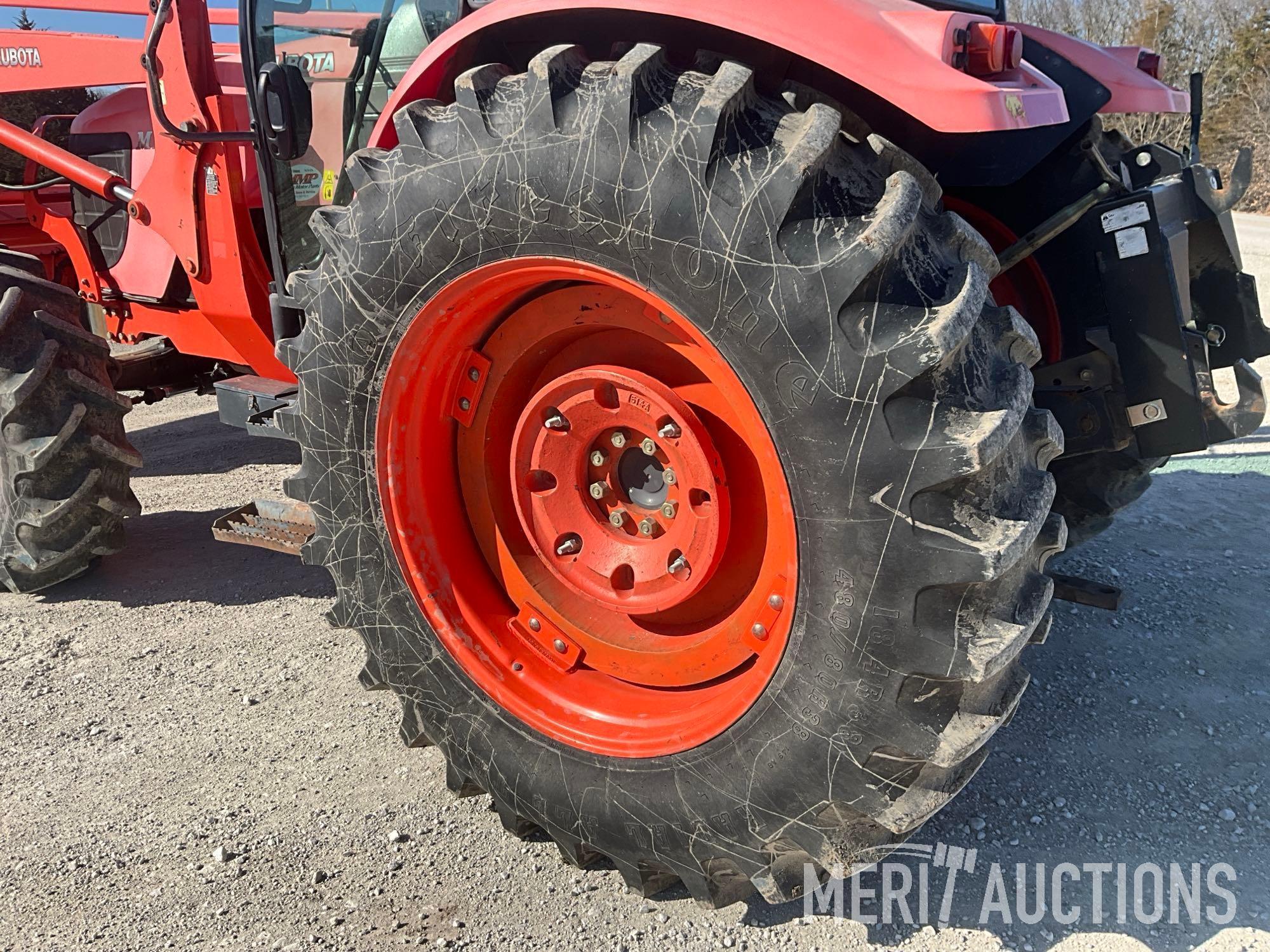 2008 Kubota M125X tactor