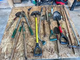 Assortment of garden tools