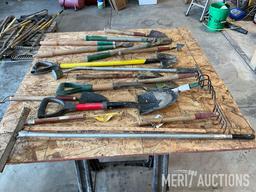 Assortment of garden tools