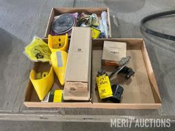 (3) flats of various equipment parts
