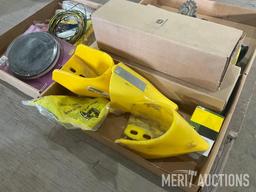 (3) flats of various equipment parts