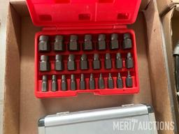 (2) boxes of various sized reamers