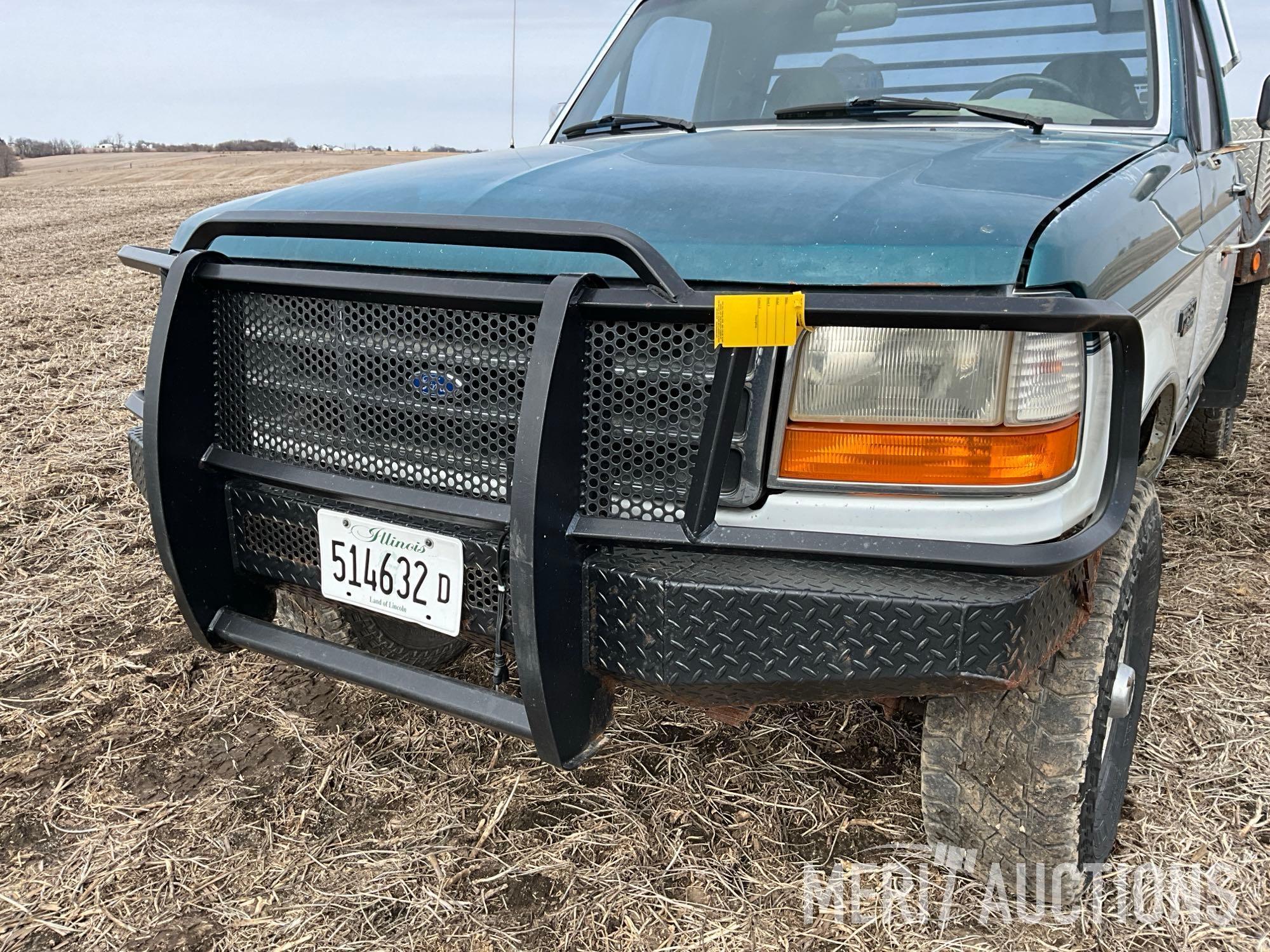 1996 Ford F-250 XLT 4X4 regular cab pickup