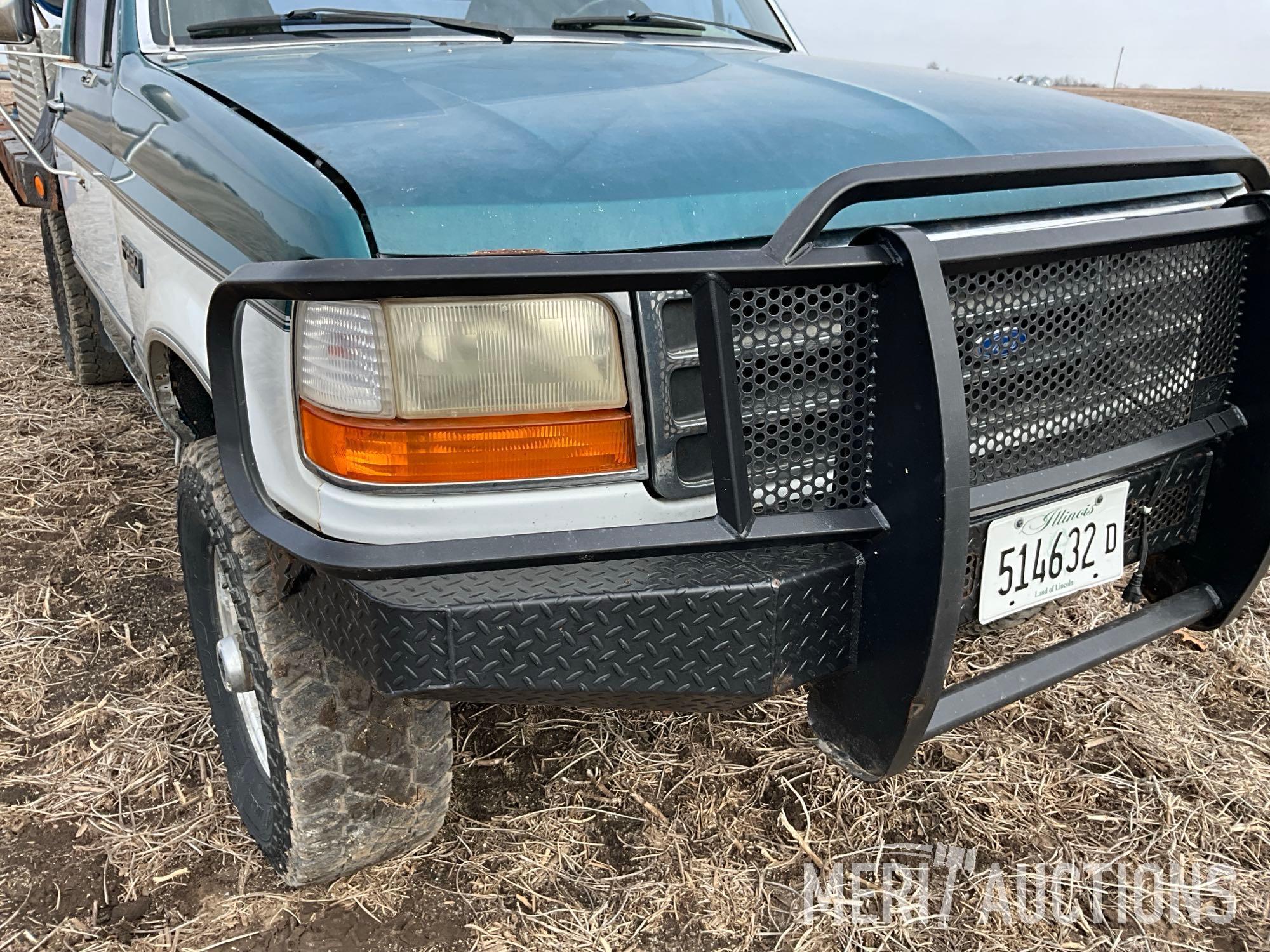 1996 Ford F-250 XLT 4X4 regular cab pickup