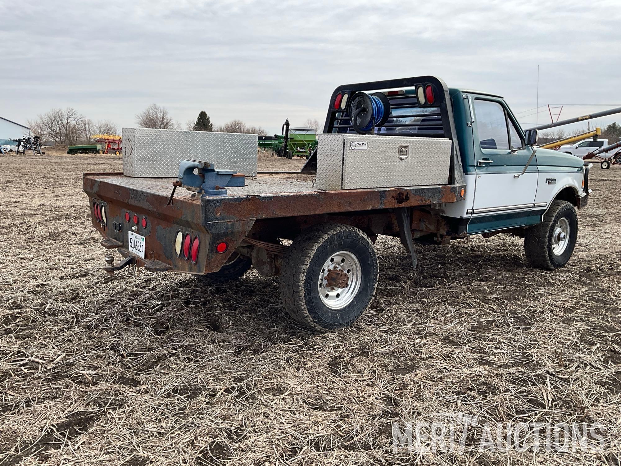 1996 Ford F-250 XLT 4X4 regular cab pickup