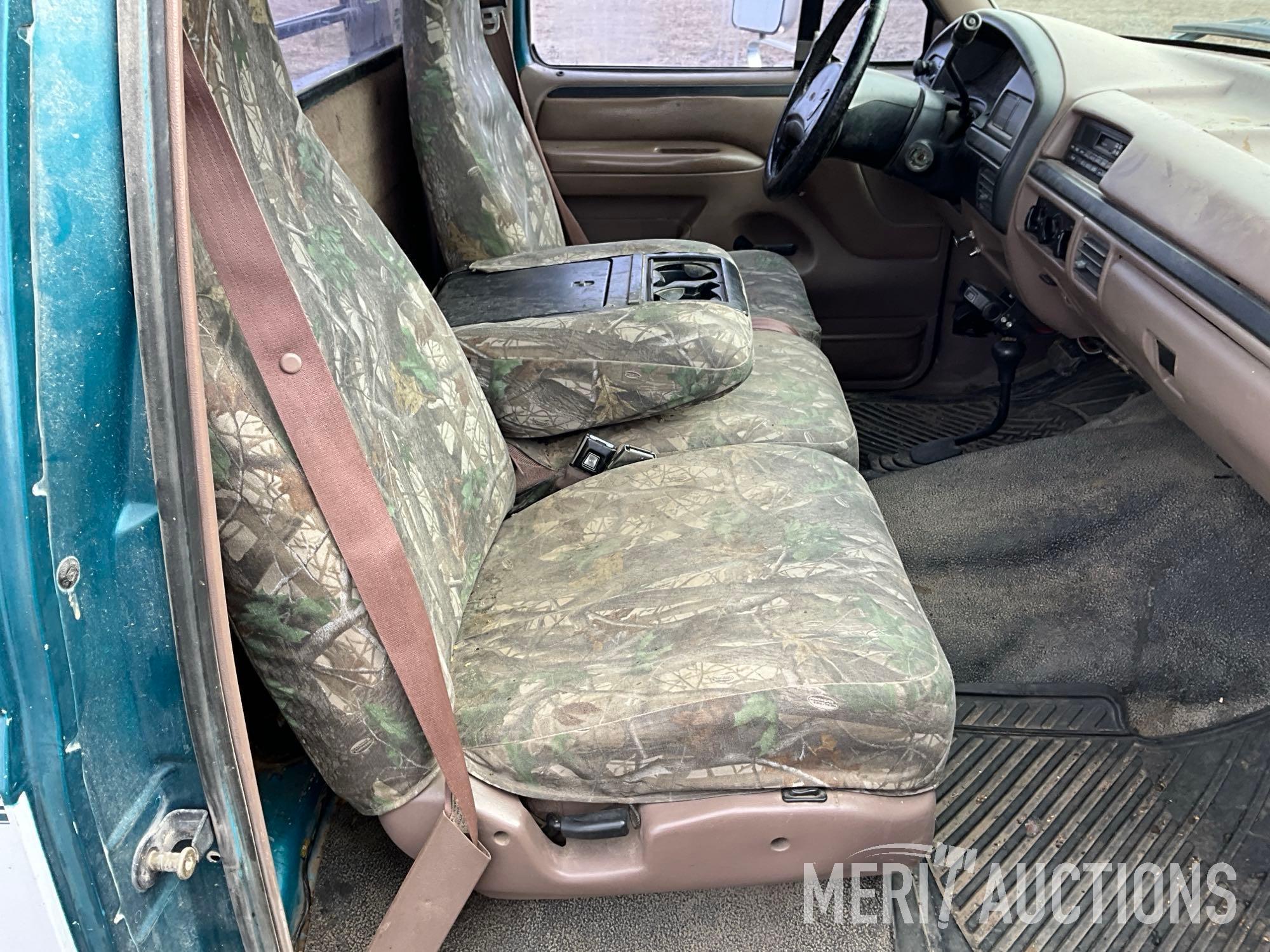 1996 Ford F-250 XLT 4X4 regular cab pickup