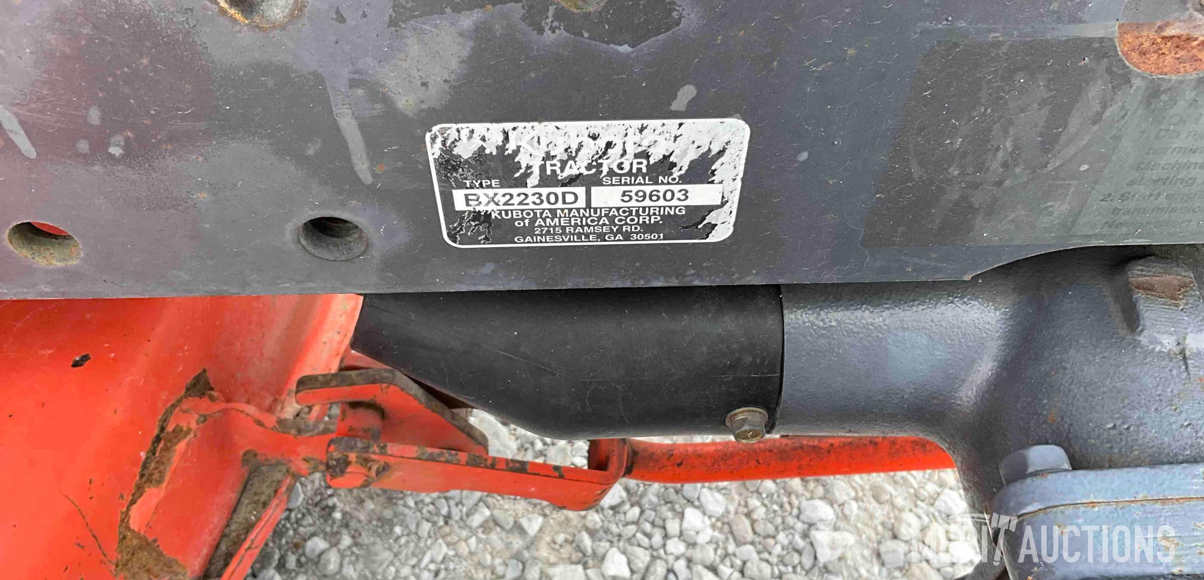 Kubota BX2230D MFWD Tractor