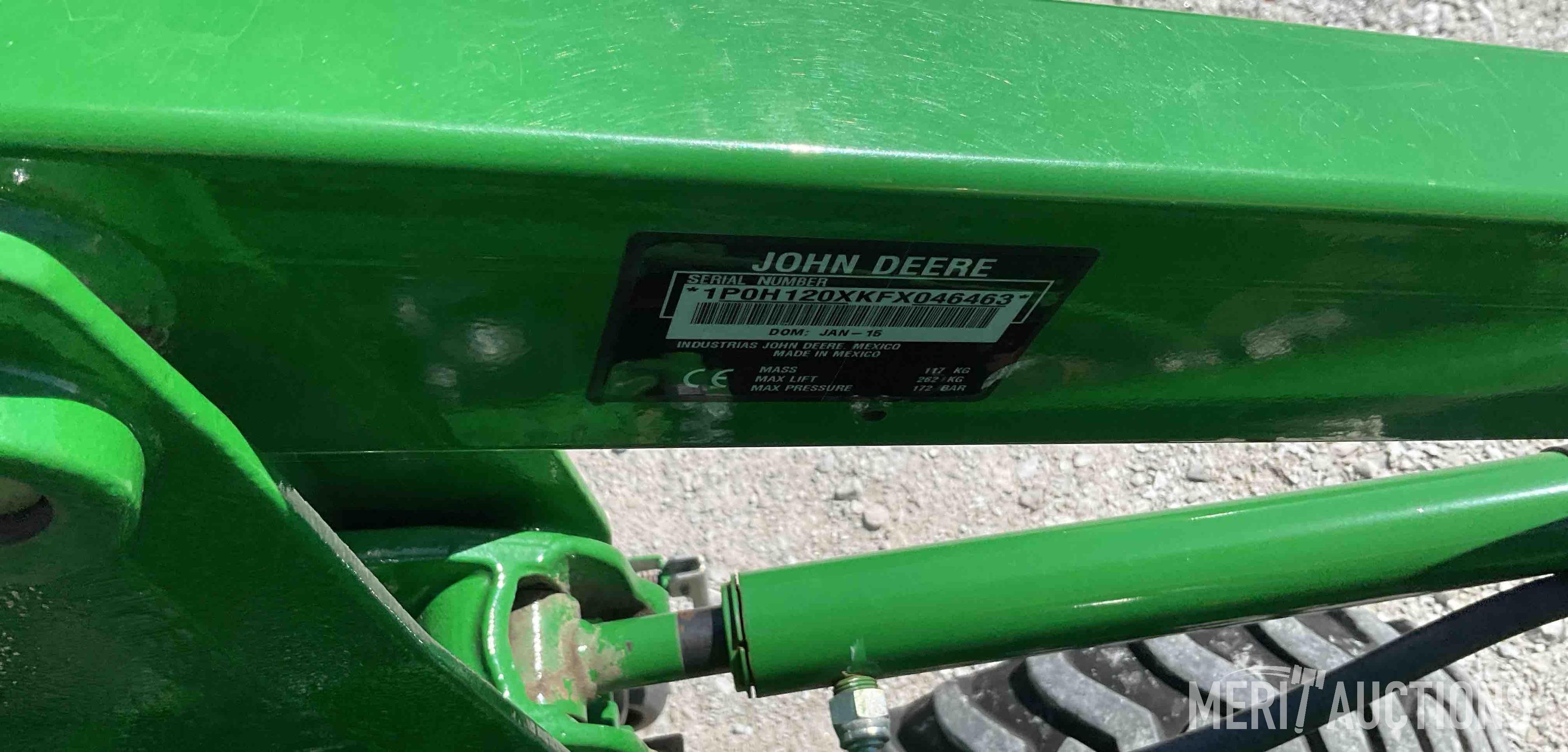 2015 John Deere 1025R MFWD Tractor