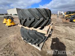 Pair of Michelin VF 620/70R26 Rims and Tires