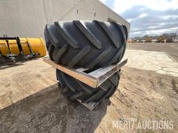 Pair of Michelin VF 620/70R26 Rims and Tires
