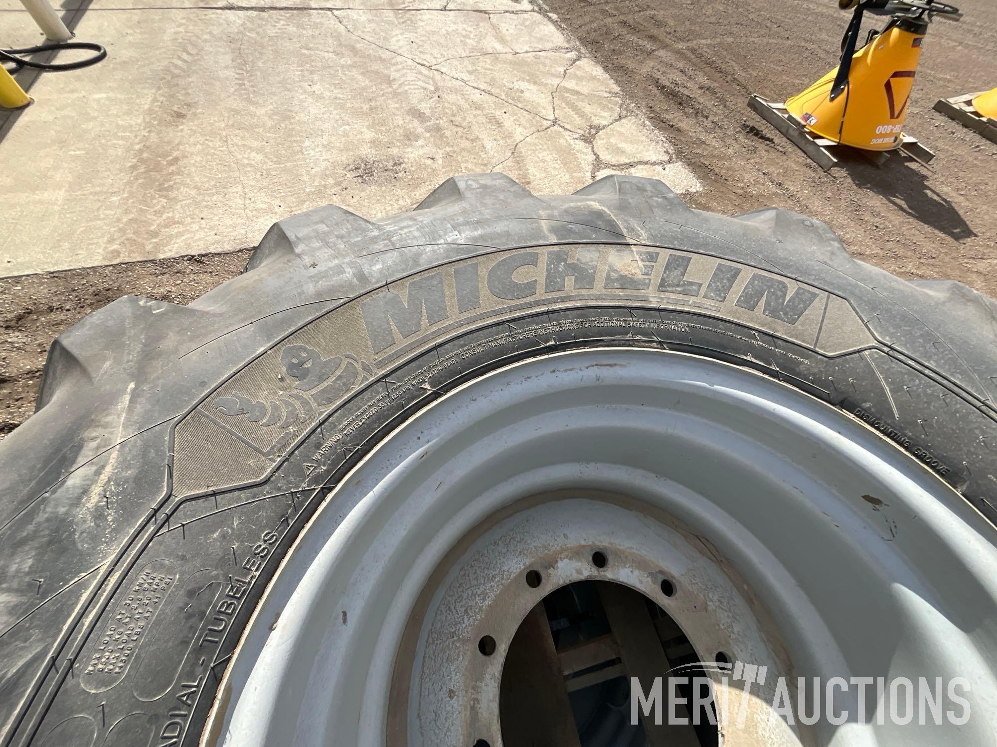 Pair of Michelin VF 620/70R26 Rims and Tires