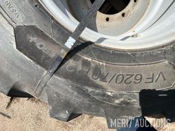 Pair of Michelin VF 620/70R26 Rims and Tires