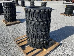 Set of 4 New Forerunner SKS-1 12-16.5 N.H.S. Skidsteer Tires