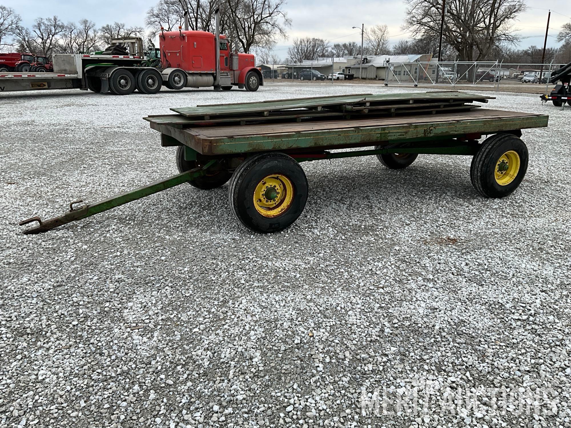 Hay Rack on John Deere 1065 Running Gear
