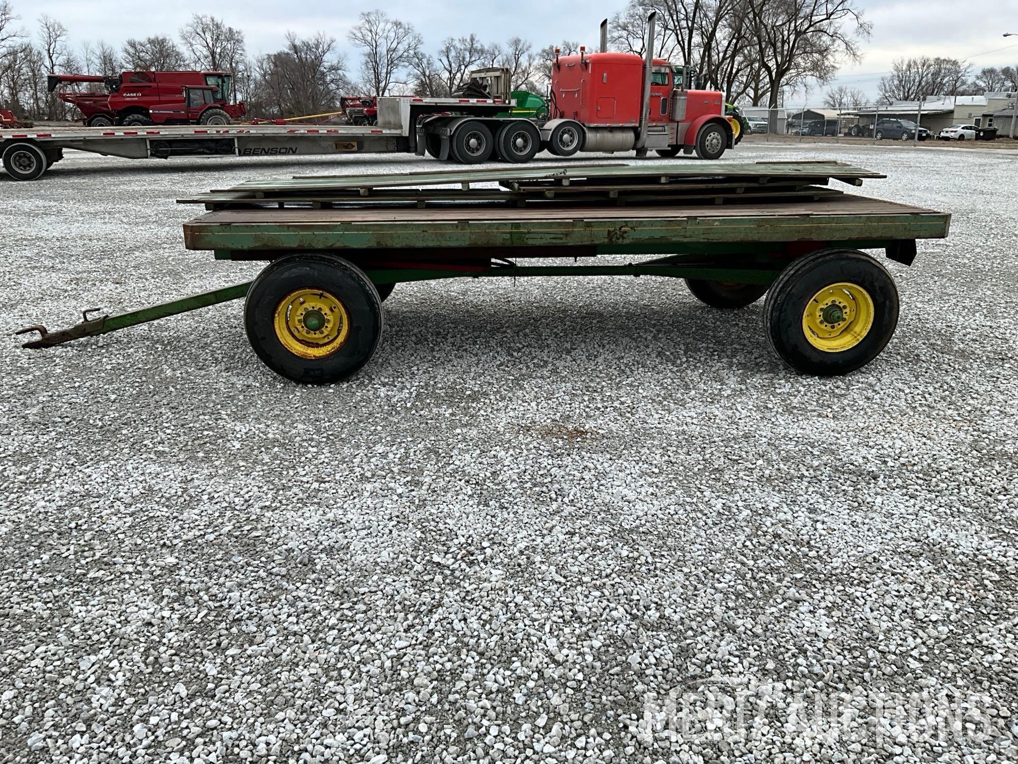 Hay Rack on John Deere 1065 Running Gear