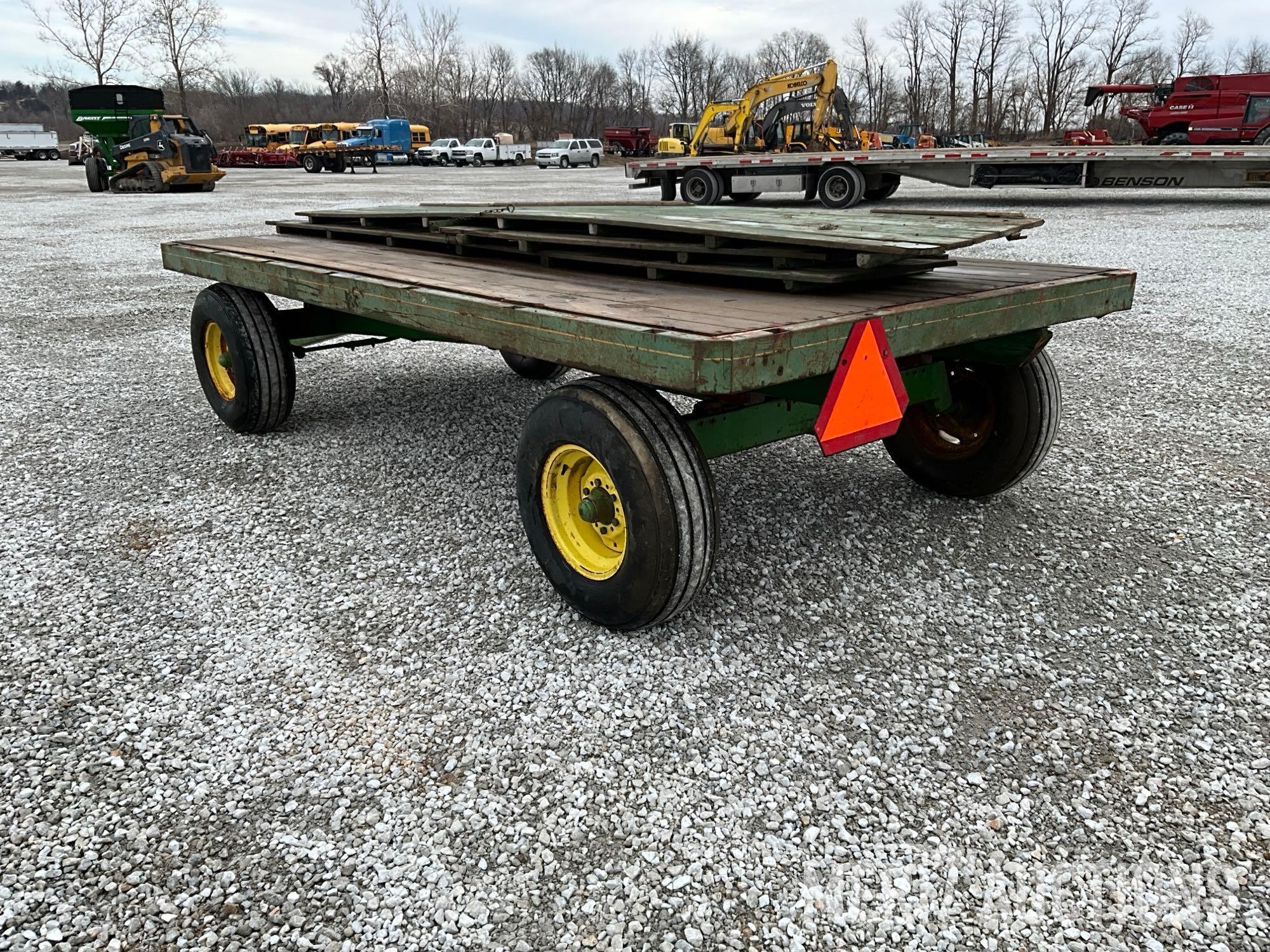 Hay Rack on John Deere 1065 Running Gear