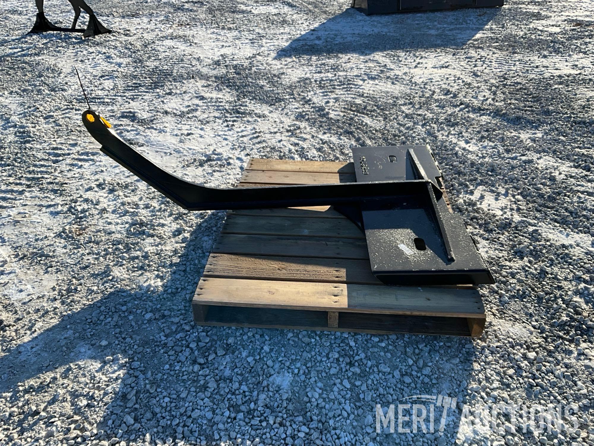 Skid Steer Tree Boom Attachment