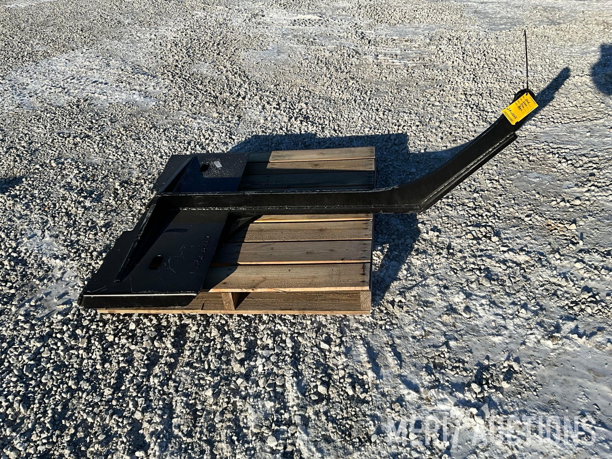 Skid Steer Tree Boom Attachment