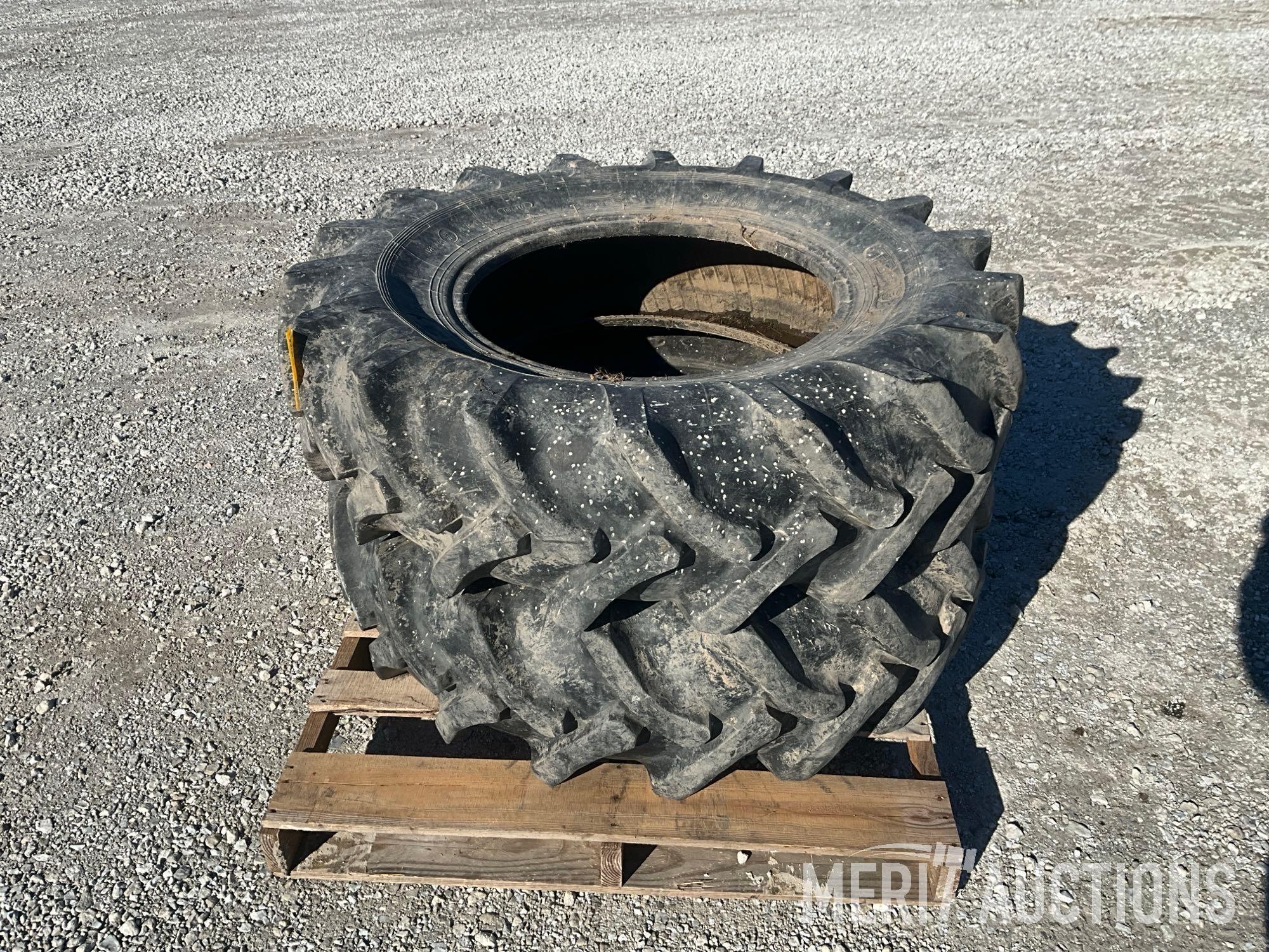 (2) 14.9-24 Front Tractor Tires