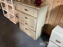 Vintage 4-drawer chest as pictured