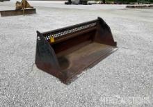 84in. H&H Fabrication Skid Steer Bucket