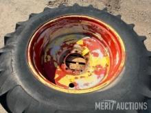 Pair of Tractor Tires on Rims