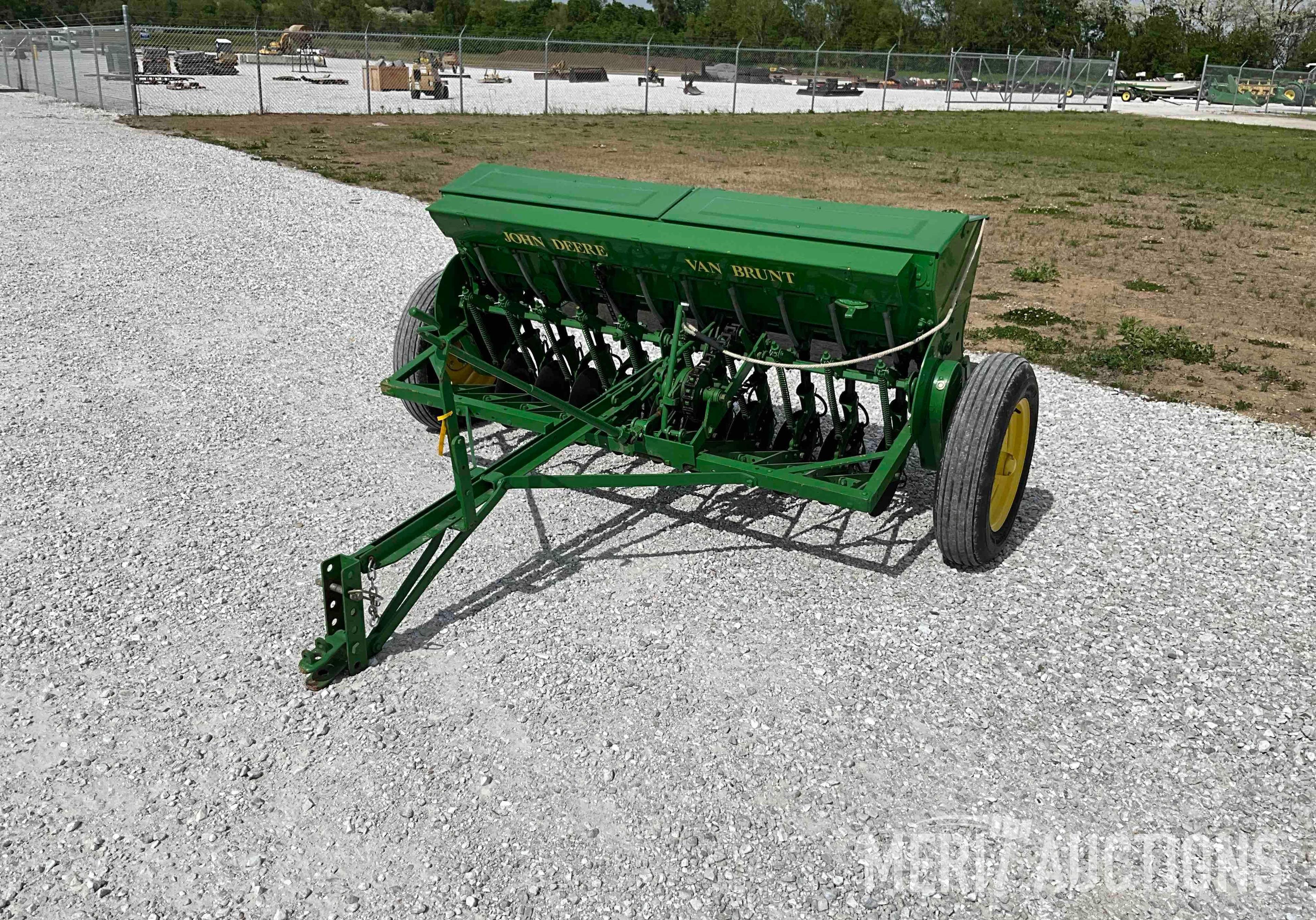 John Deere Van Brunt Model FB 10X7 6ft. drill