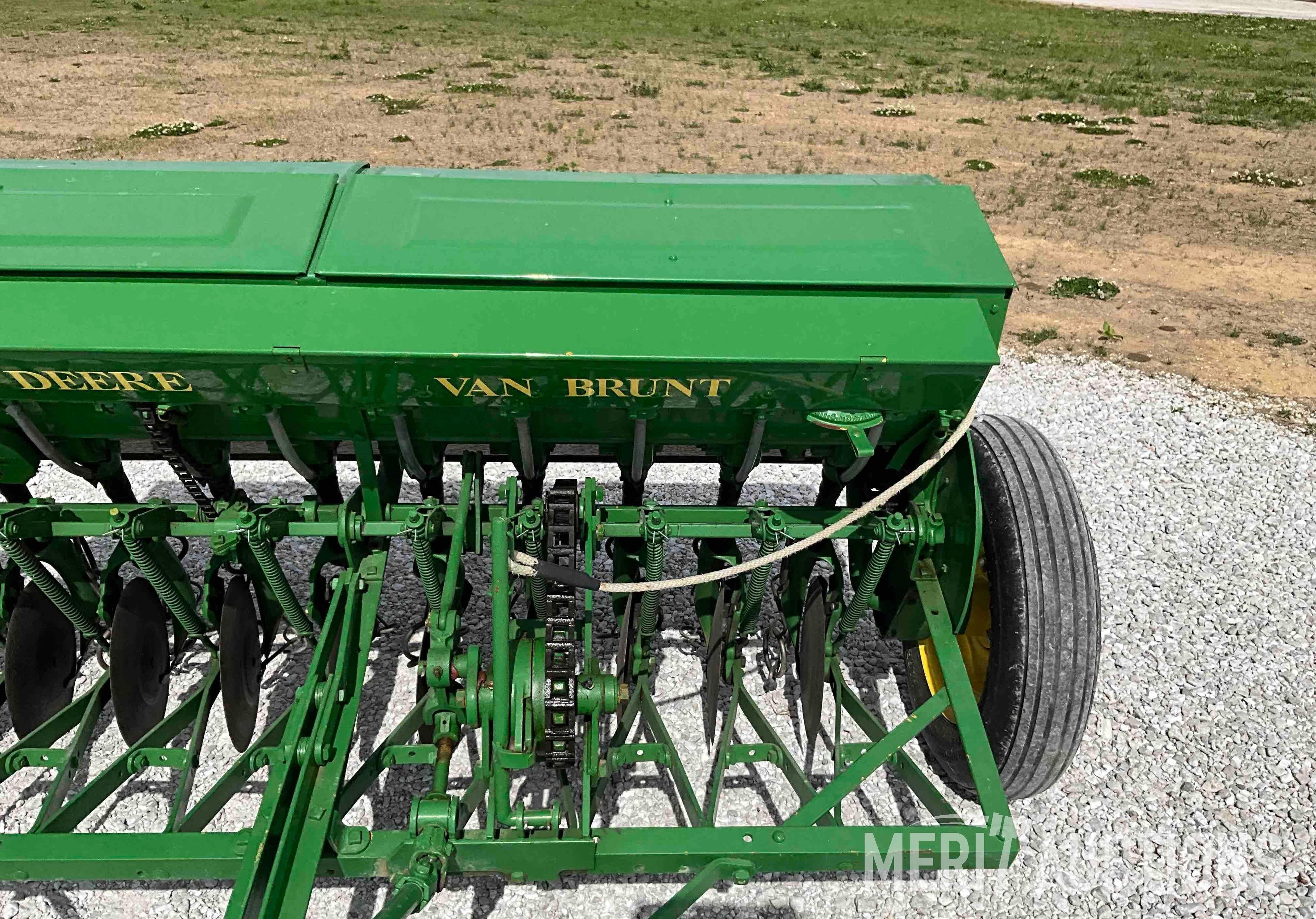 John Deere Van Brunt Model FB 10X7 6ft. drill