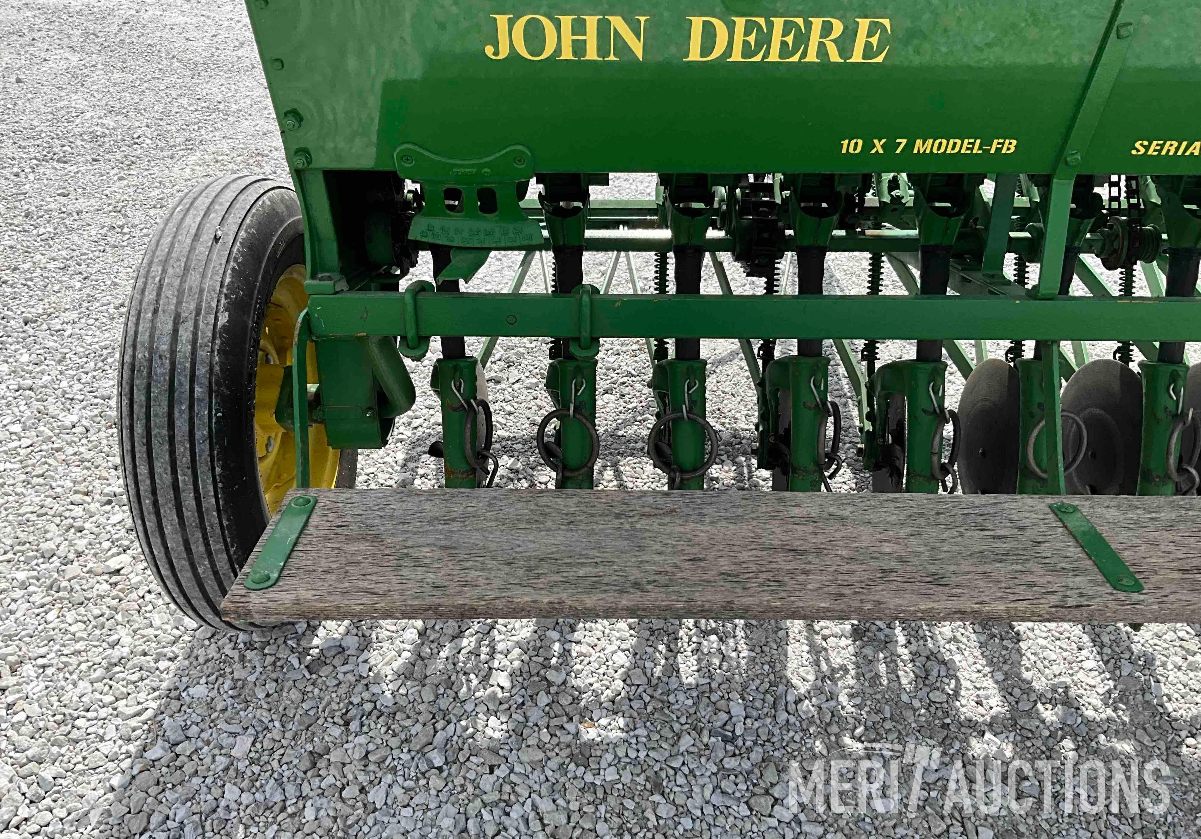 John Deere Van Brunt Model FB 10X7 6ft. drill
