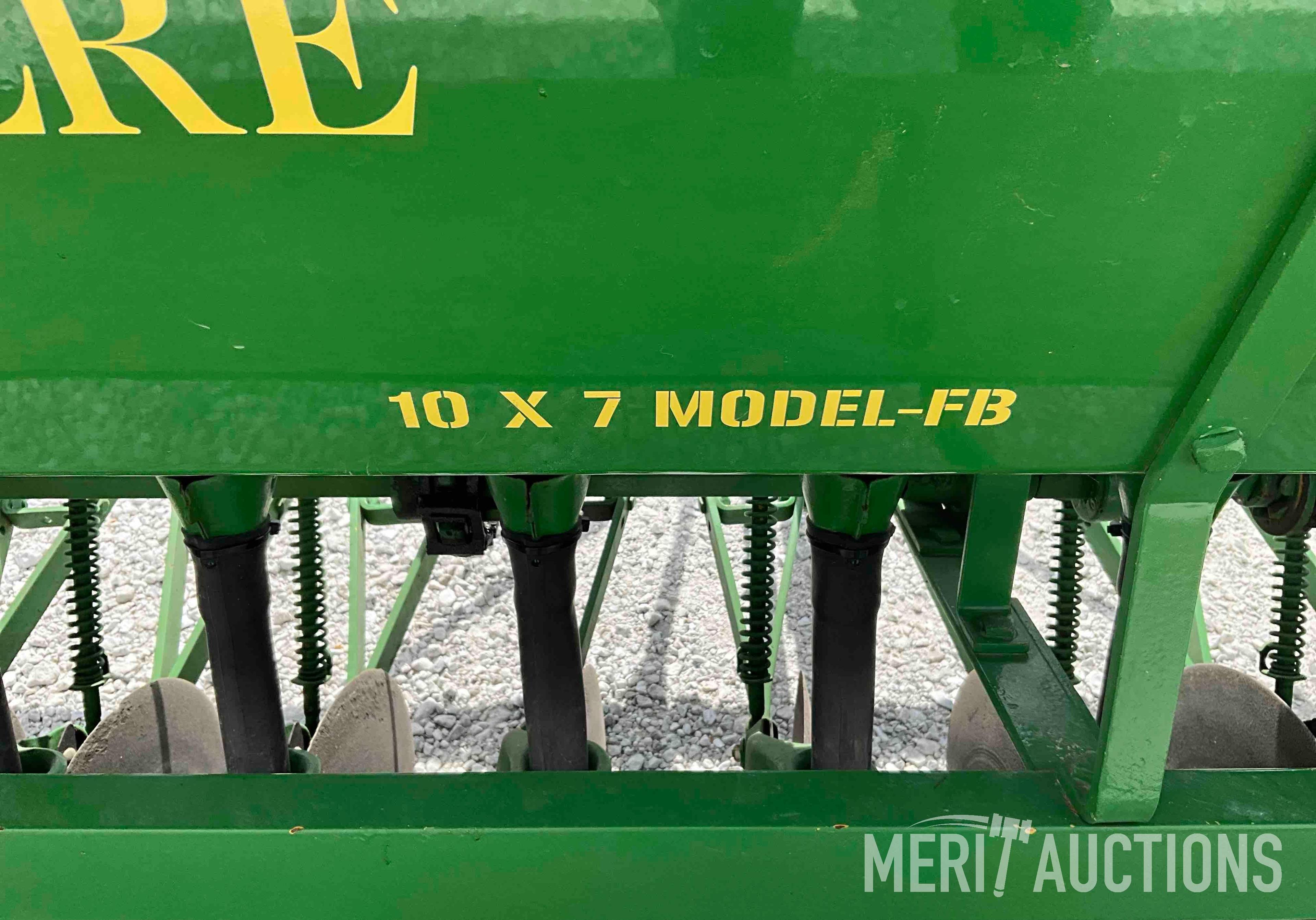 John Deere Van Brunt Model FB 10X7 6ft. drill