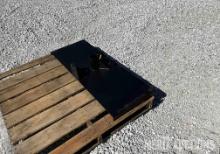 Skid Steer Trailer Hitch Plate