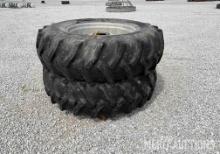 Goodyear 18.4x34 Rims and Tires w/8 Bolt Rims
