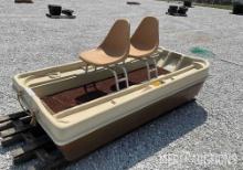 Charloma Fiberglass Model II (2) Man Bass Boat