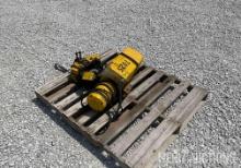Yale KELI-15TH1551 1 Ton Electric Chain Hoist w/Trolley