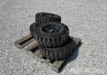 Set of (4) Pro Armour 26x9R1NHS Rims and Tires