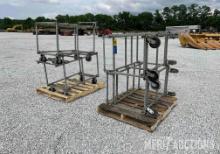 Set of (4) Heavy Duty Rolling Carts
