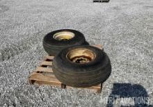 Set of (2) 12.5-15 8 Bolt Rims and Tires