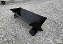 KC 28in.x90in. Metal V Bottom Feed Bunk