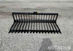 76in. Skid Steer Skeleton Bucket Low Side