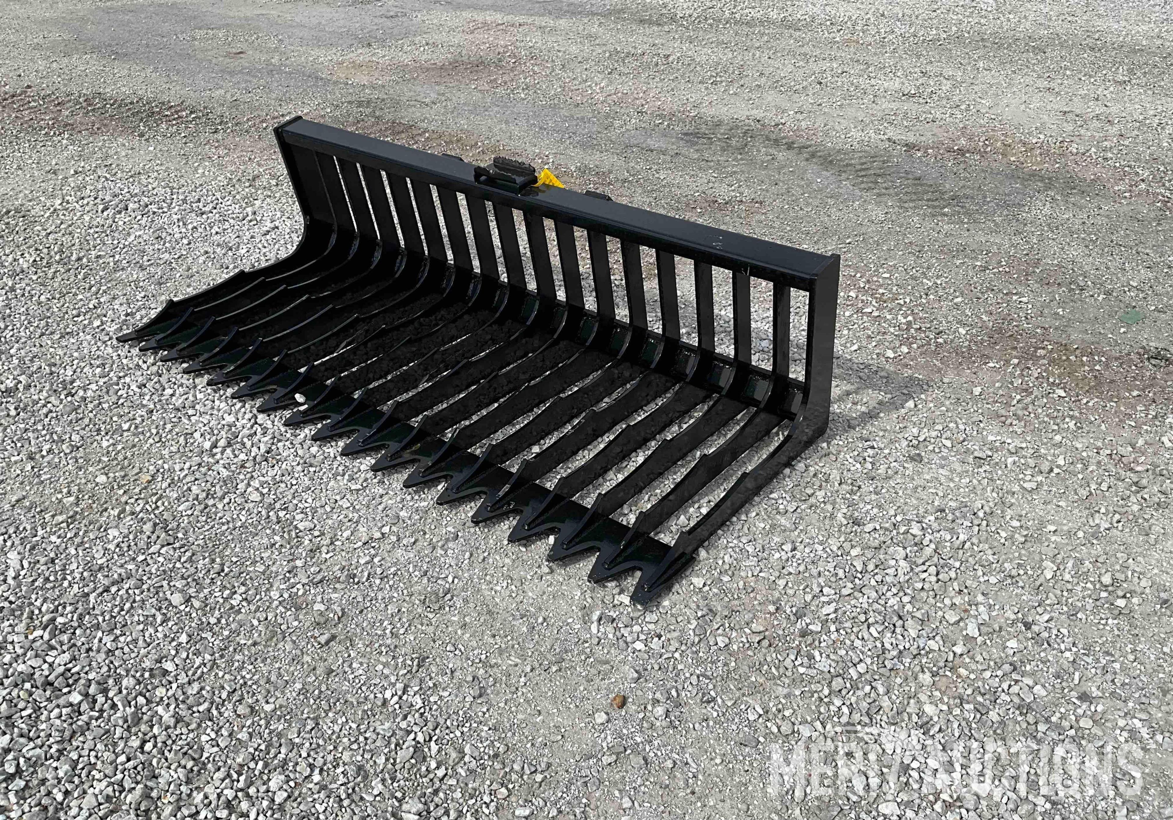 76in. Skid Steer Skeleton Bucket Low Side