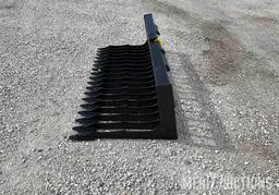 76in. Skid Steer Skeleton Bucket Low Side