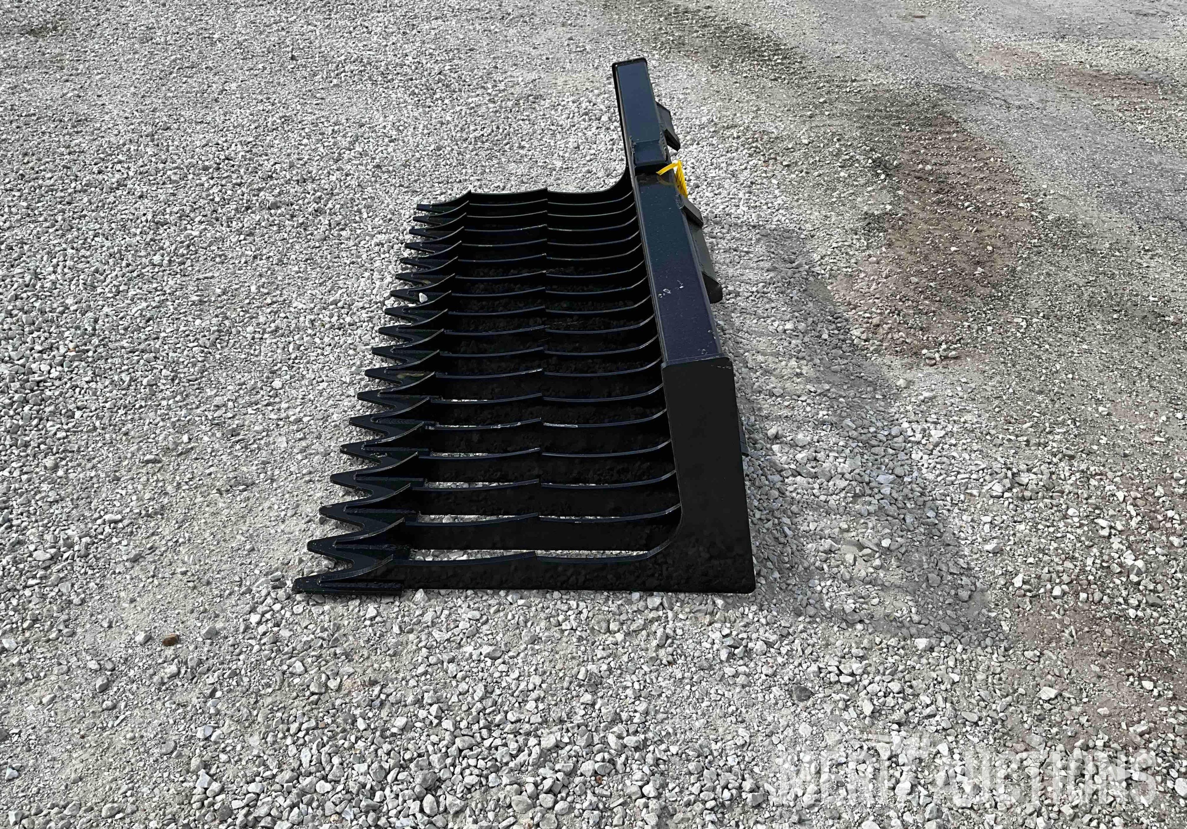 76in. Skid Steer Skeleton Bucket Low Side